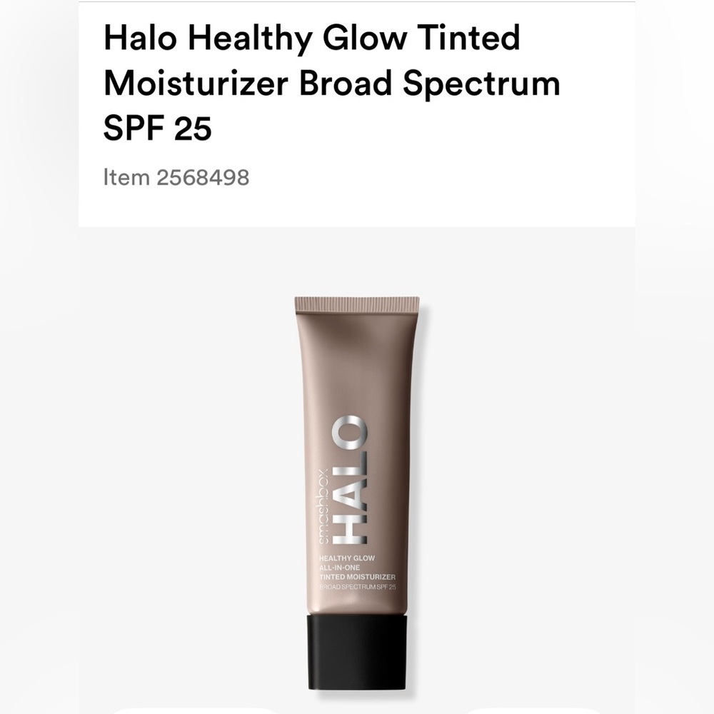 Brand New Smashbox HALO Medium color FBI Tinted Moisturizer SPF 25